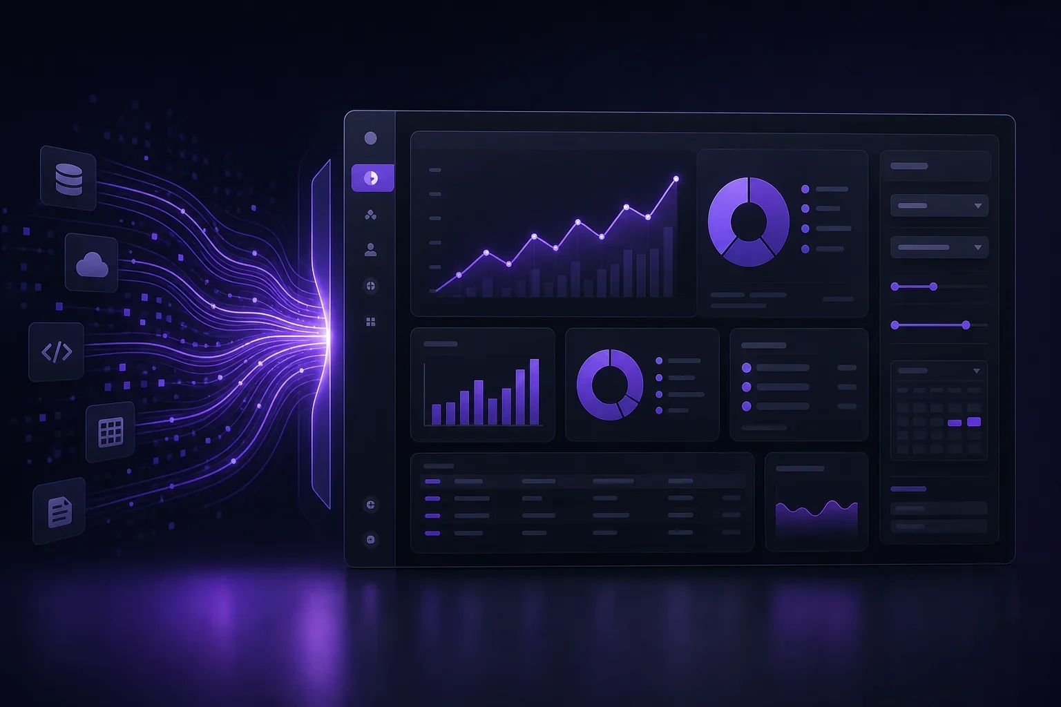 My data is overwhelming! How do I build interactive dashboards for better insights with modern web tech?